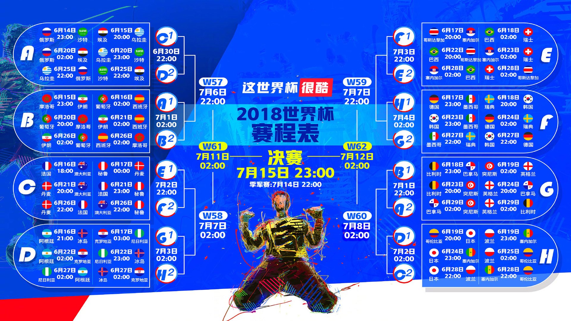 冷夜霓虹燃爆C组，日本2-1掀翻法国，努涅斯独造两球震惊足坛